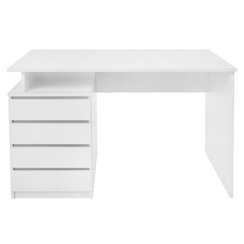 PC stôl, biela, HANY NEW