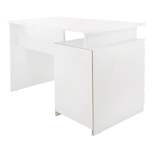 PC stôl, biela, HANY NEW