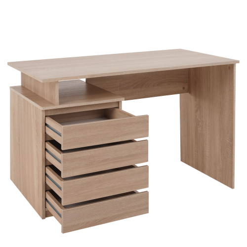 PC stôl, dub sonoma, HANY NEW