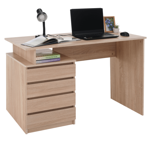 PC stôl, dub sonoma, HANY NEW