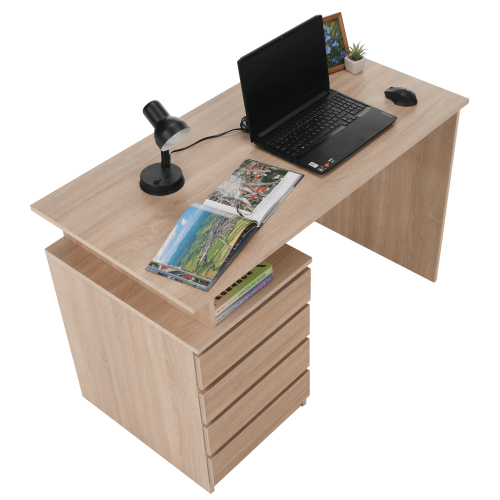 PC stôl, dub sonoma, HANY NEW