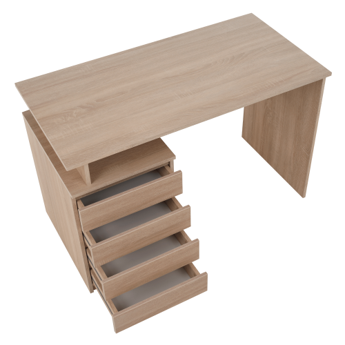 PC stôl, dub sonoma, HANY NEW