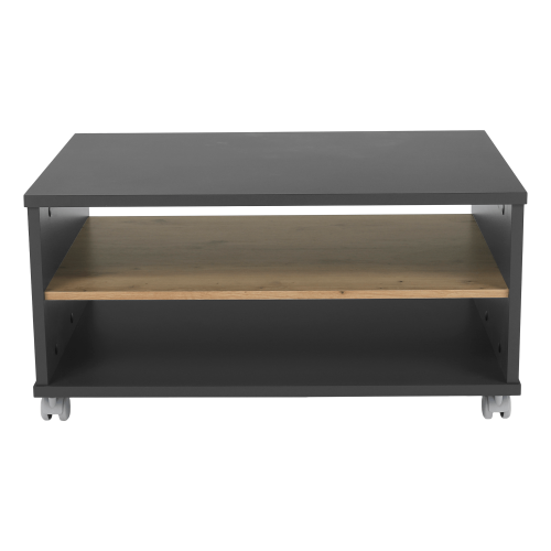 Konferenčný stolík, grafit/dub artisan, RIOMA NEW TYP 32