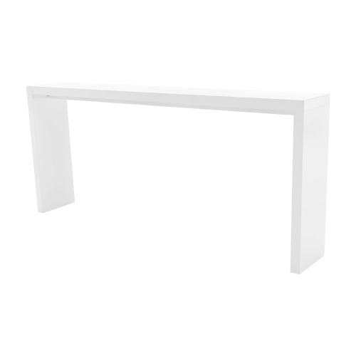 Konzolový stolík, biela, FITRON
