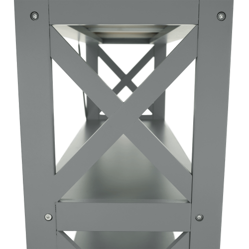 Konzolový stolík, sivá, LOMIR