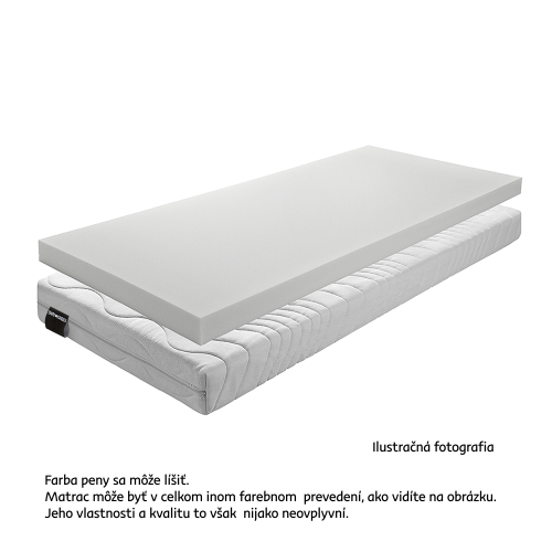 Matrac, penový, 90x194 cm, BE ELISSE