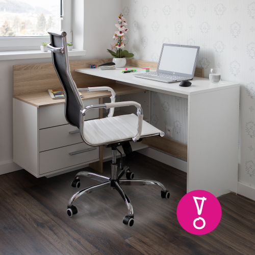 Ochranná podložka pod stoličku, transparentná, 100x70 cm, 0,5 mm, ELLIE NEW TYP 1