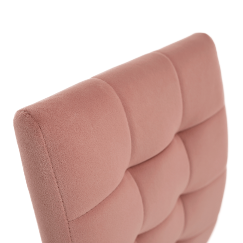 Jedálenská stolička, ružová Velvet látka/chróm, SALOMA NEW Jedálenská stolička, ružová Velvet látka/chróm, SALOMA NEW