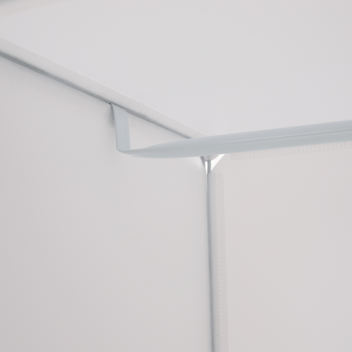 Detská modulárna skriňa, biela/hnedý vzor, KIRBY