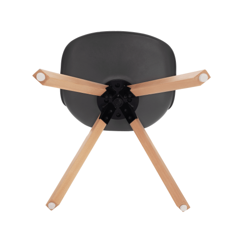 Štýlová otočná stolička, tmavosivá, ETOSA