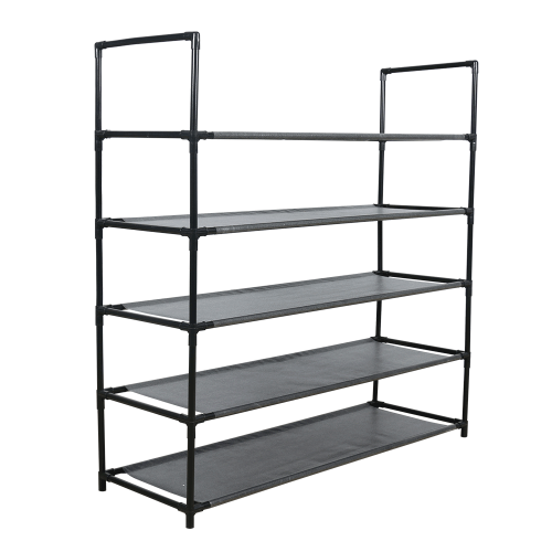 Botník, 5-radový, čierny, MADILO