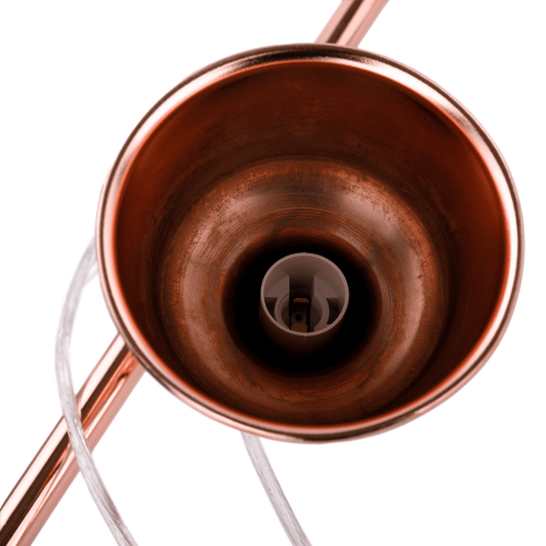 Visiaca lampa v retro štýle, kov, rose gold, AVIER TYP 4