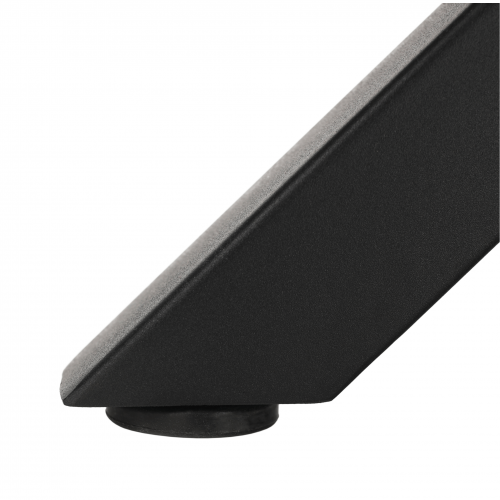 Jedálenský stôl, tmavý dub/čierna, priemer 120 cm, MEDOR