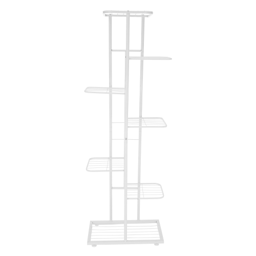 Kovový stojan na kvety, biela, BAMIR TYP 2