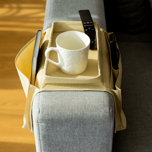 Organizér na pohovku, béžová, IPRES