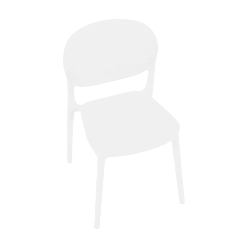 Stolička, biela, FEDRA NEW