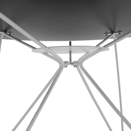 Konferenčný stolík, čierny dub/biela MIKEL NEW