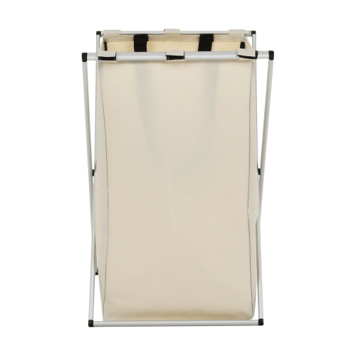 Látkový kôš na bielizeň, sivobéžová, LAUNDRY NEW TYP 1