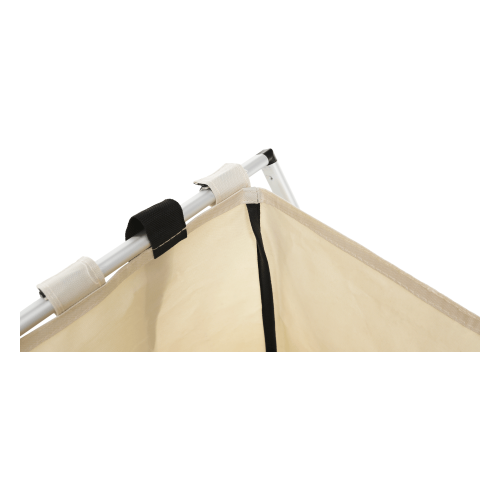 Látkový kôš na bielizeň, sivobéžová, LAUNDRY NEW TYP 1