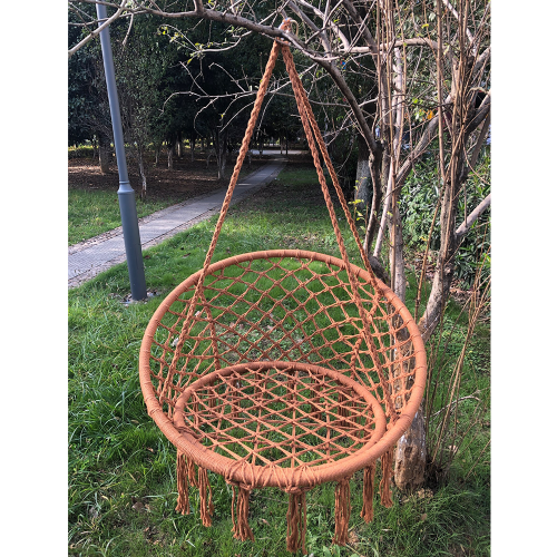 Závesné kreslo, béžovohnedá, AMADO 2 NEW