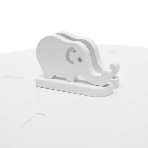 Otočný regál, 4 police, biela, ERION TYP 1 + darček