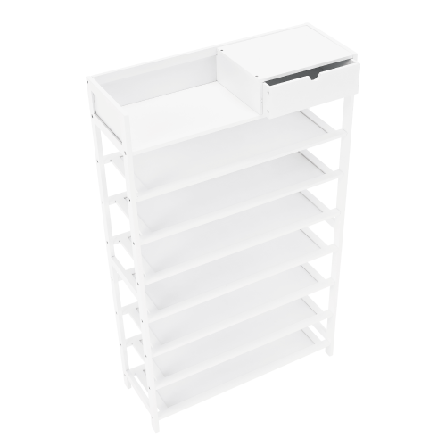 Botník, 7-radový, biela, KATLEY