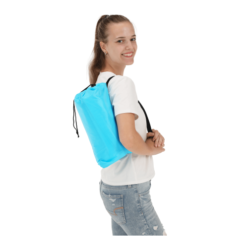 Nafukovací sedací vak/lazy bag, modrá, LEBAG Nafukovací sedací vak/lazy bag, modrá, LEBAG