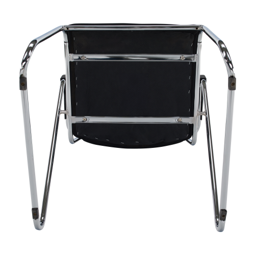 Zasadacia stolička, čierna sieťovina, DERYA NEW