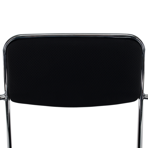 Zasadacia stolička, čierna sieťovina, DERYA NEW