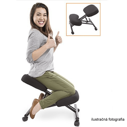 Ergonomická kľakačka, ružová/buk, GROCO