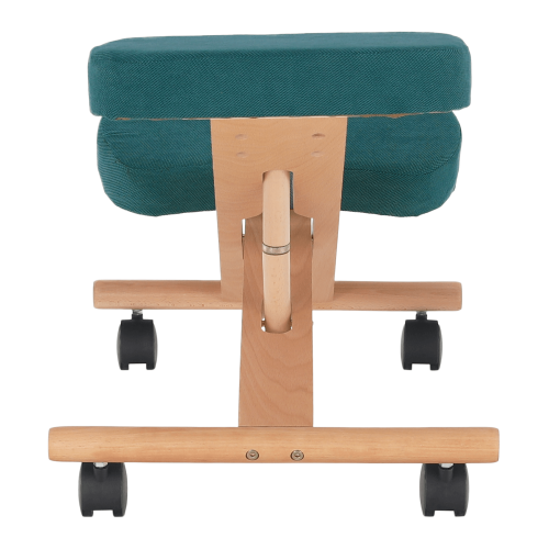 Ergonomická kľakačka, petrolejová/buk, FLONET