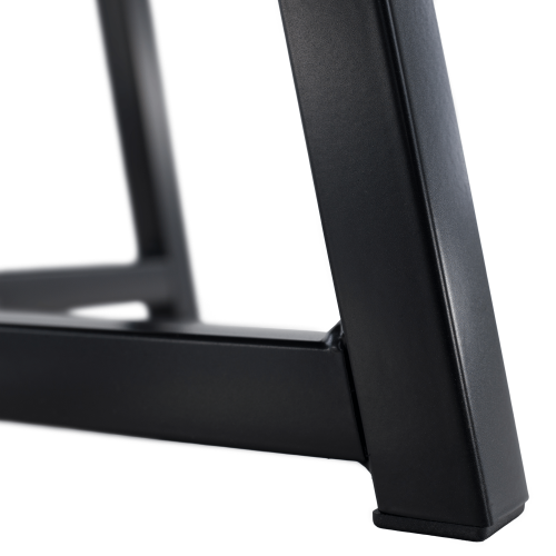 Príručný stolík, dub/čierna, DELIK