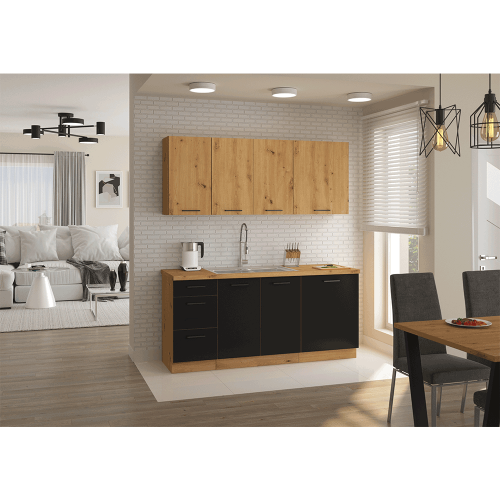 Horná skrinka, dub artisan, MONRO 80 GS-72 2F