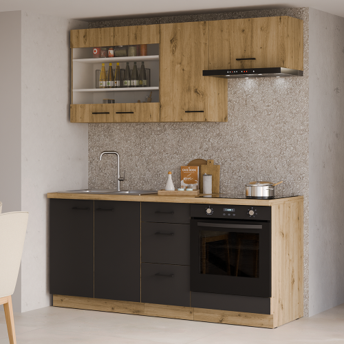 Horná skrinka, dub artisan, MONRO 40 G-72 1F