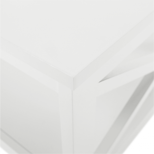 Konferenčný stolík, biela, EDRIA