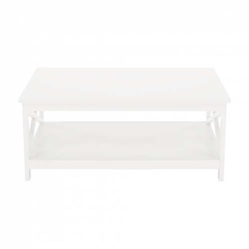 Konferenčný stolík, biela, EDRIA