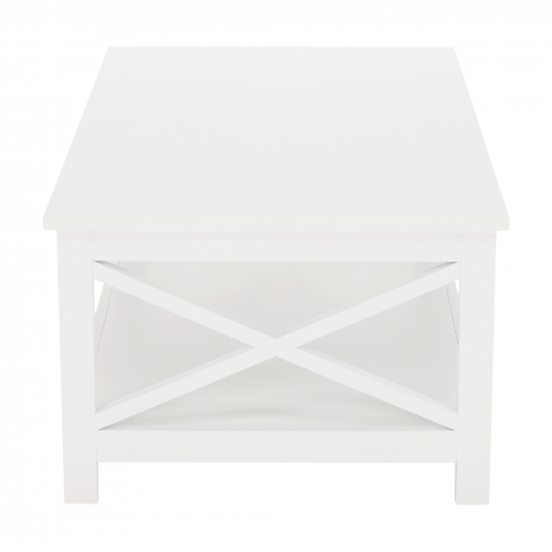 Konferenčný stolík, biela, EDRIA