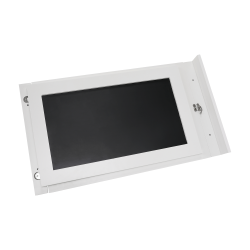 Skladací stôl na stenu, s kriedovou tabuľou, biela, ZALMAN